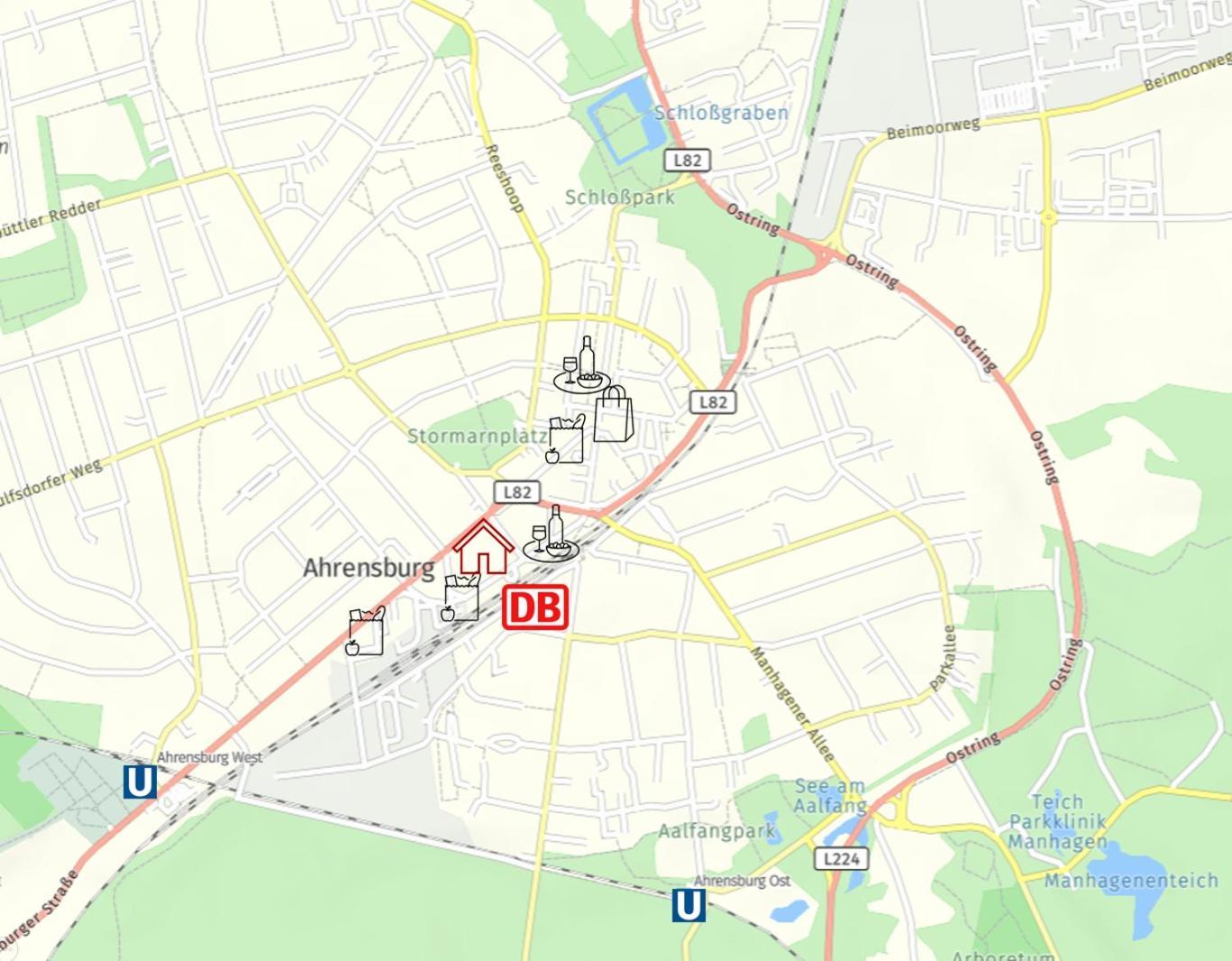Have-A-Nice-Stay - Nahe Bahnhof - 20 Minuten Nach Hamburg - Trotzdem Ruhig Gelegen - 6 Minuten Zu Fuss Ins Zentrum Ahrensburg - Modern Eingerichtet Екстер'єр фото